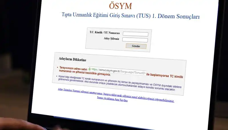 TUS 1. Dönem Sınav Sonuçları Açıklandı: Sınav Sonuçlarınızı Online Sorgulayın!