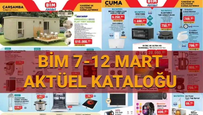BİM Aktüel Kataloğu ile Kaçırılmayacak Fırsatlar: Mini Fırın, Davlumbaz ve Daha Fazlası!
