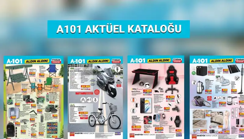A101'de 17-24 Nisan Haftası Alışveriş Cennetine Hazır Ürünler!