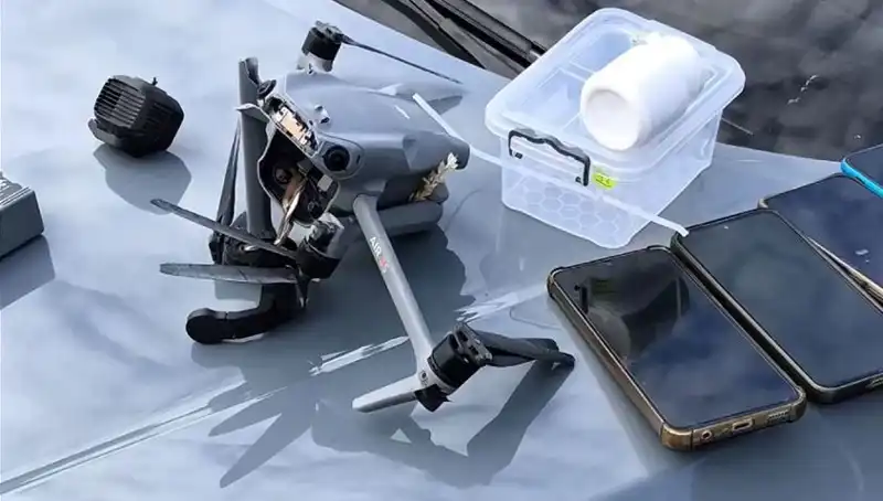 Uyuşturucu Uçuran Drone, Güvenlik Güçleri Tarafından Düşürüldü!