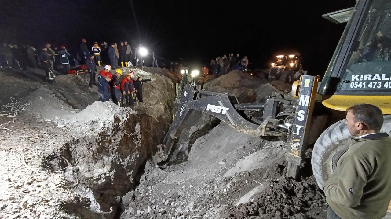 Amasya'da Sondaj Çalışması Sırasında Meydana Gelen Göçükte 2 Kişi Hayatını Kaybetti