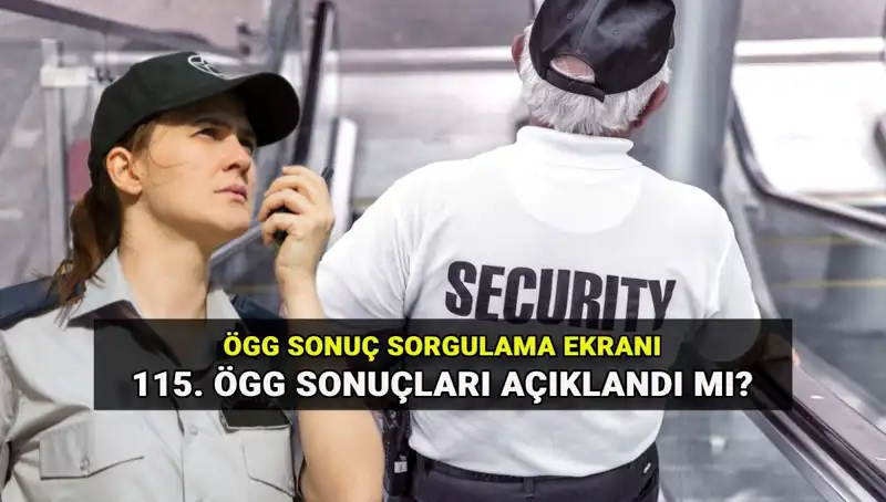 Özel Güvenlik Sınav Sonuçları Açıklanıyor! EGM'den Son Dakika Duyurusu