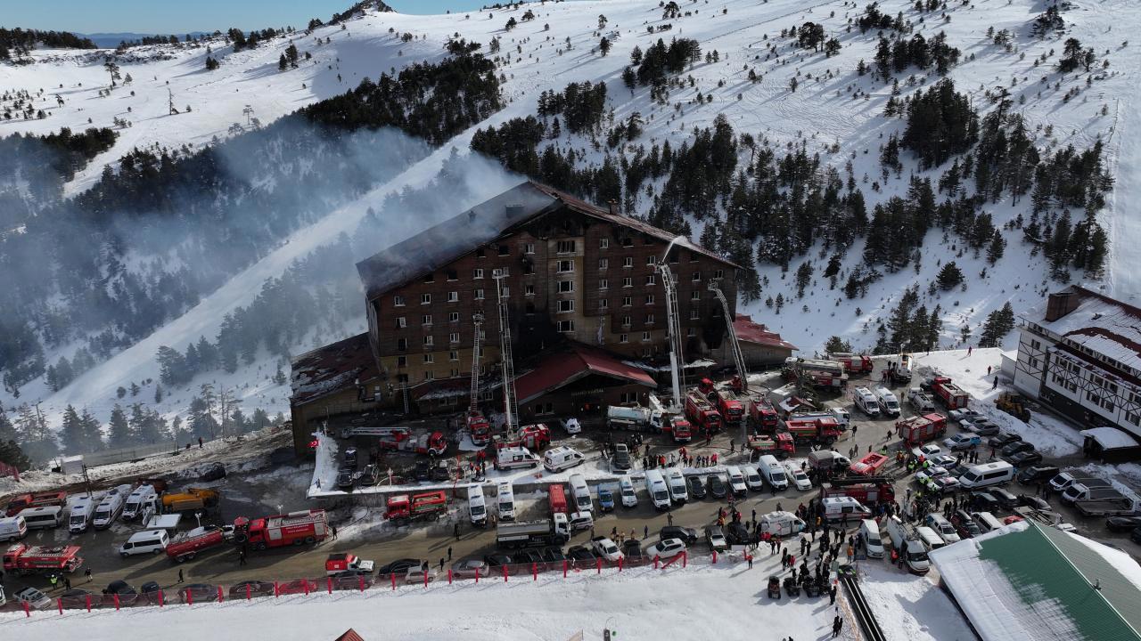 Kartalkaya'daki Otel Yangını ile İlgili 6 Zanlı Tutuklandı
