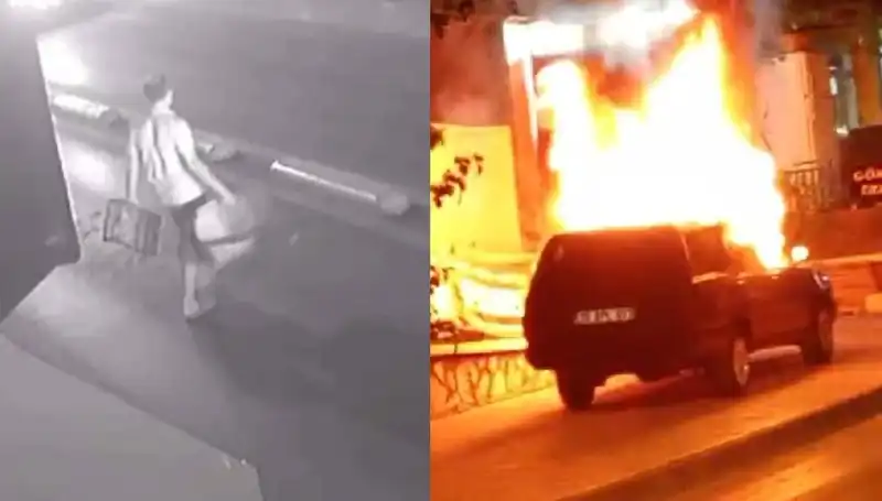 Boşanmak İsteyen Eşinin Aracını Yakan Adam Yakalandı!