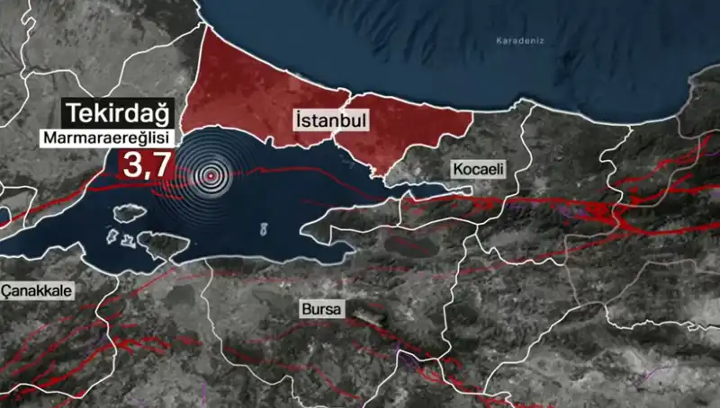 Marmara Denizi'nde 3,7 Büyüklüğünde Deprem: Sarsıntının Ardındaki Gerçekler