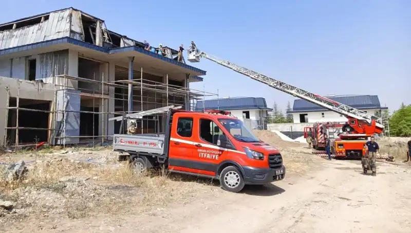 Gölbaşı'nda Villaları Tehdit Eden Yangın: Tüm Detaylar Burada!