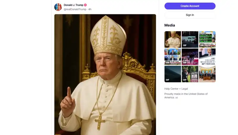 Trump, Papalığın Resmi Hesabında Kendi Fotoğrafını Neden Paylaştı?