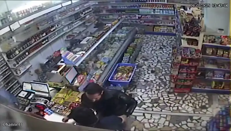 Cezaevi Firarisinin Marketteki Dehşet Saçan Anları