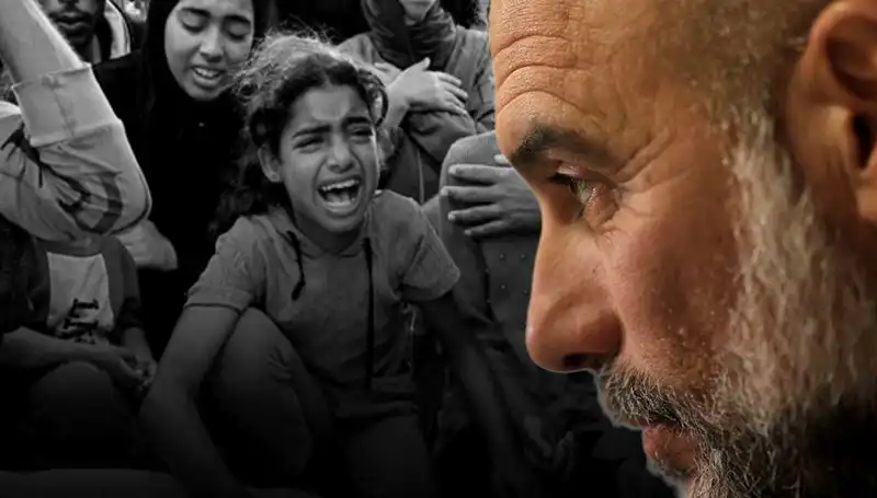 Pep Guardiola'dan Gazze Açıklaması: İnsanlık Dramı İçin Hiçbir Şey Yapmamak Mümkün Değil