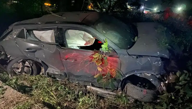 Alkollü Sürücünün Korkunç Kazası: Araç Hurda Yığınına Döndü